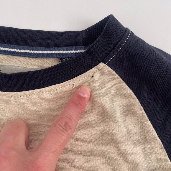 The Stronghold Tiger Graphic Tee Men XS Colorblock Raglan Long Sleeve Venice, CA - Picture 3 of 7